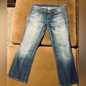 7 For All Mankind bootcut jeans. 34x28”.